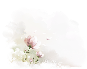 惬意情景卡通精美插画素材