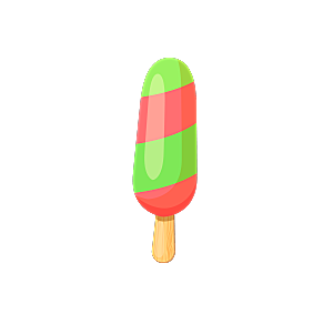 卡通可爱冰激凌甜品糖PNG素材