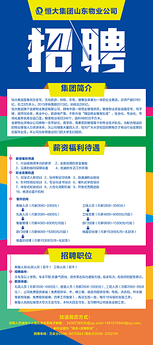 招聘招贤纳士海报模板