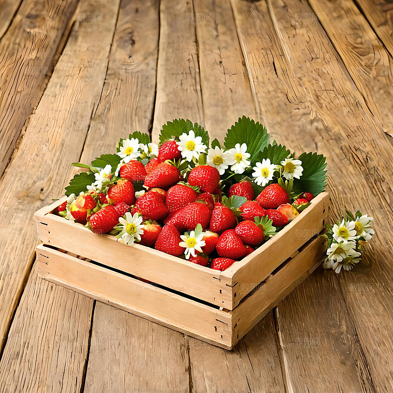 水果草莓高清图片