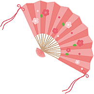 古风扇子装饰素材