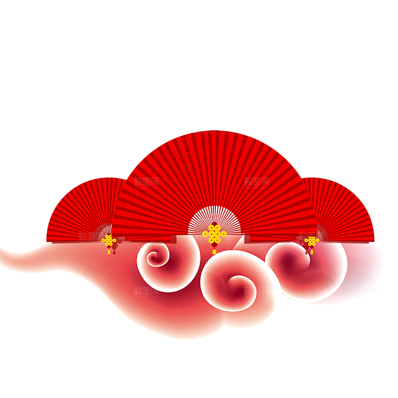 中国古风古典扇子