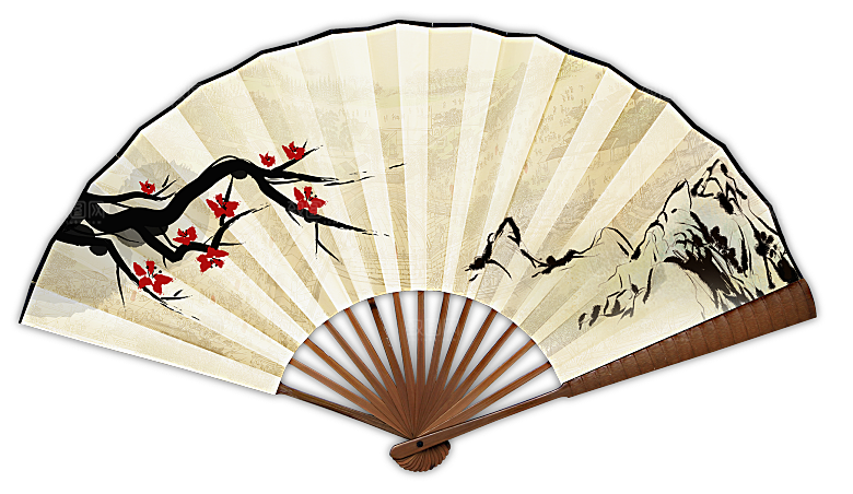中国古风古典扇子