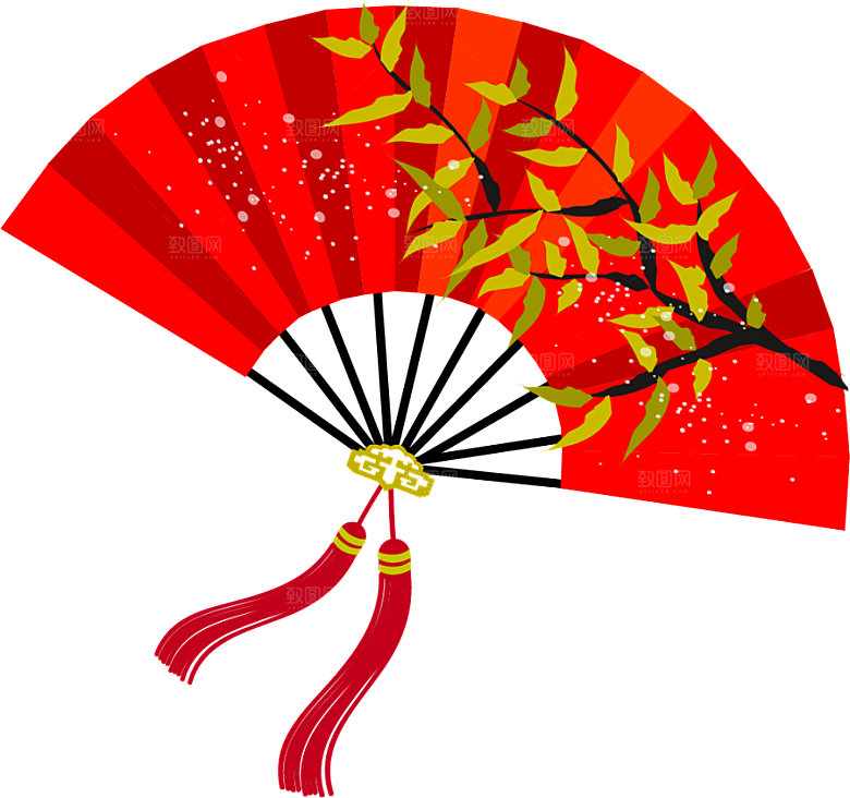 中国古风古典扇子