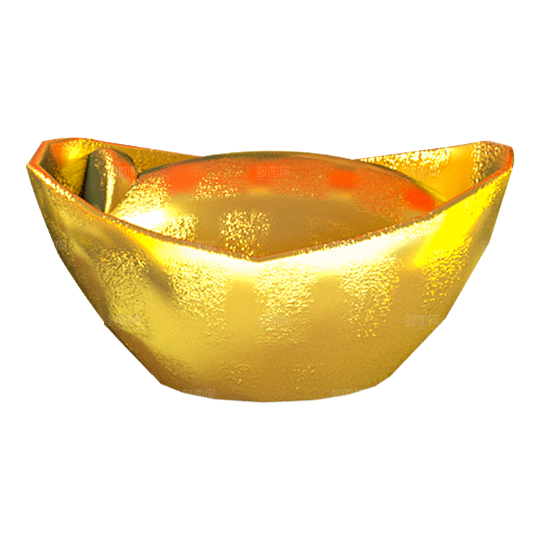 金银元宝插图素材