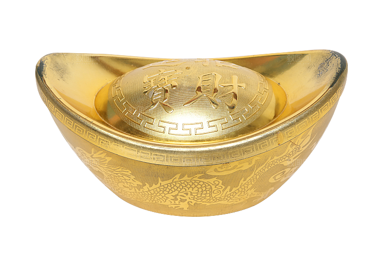 金银元宝插图素材