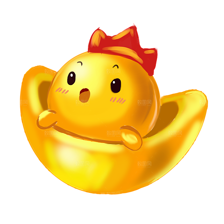 金元宝设计素材元素