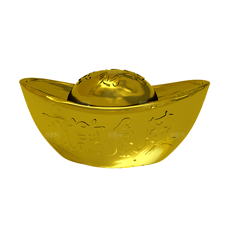 金元宝设计素材元素