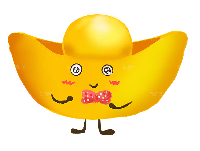 黄金元宝金币素材
