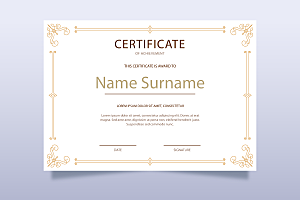 奖状证书设计模板企业证书