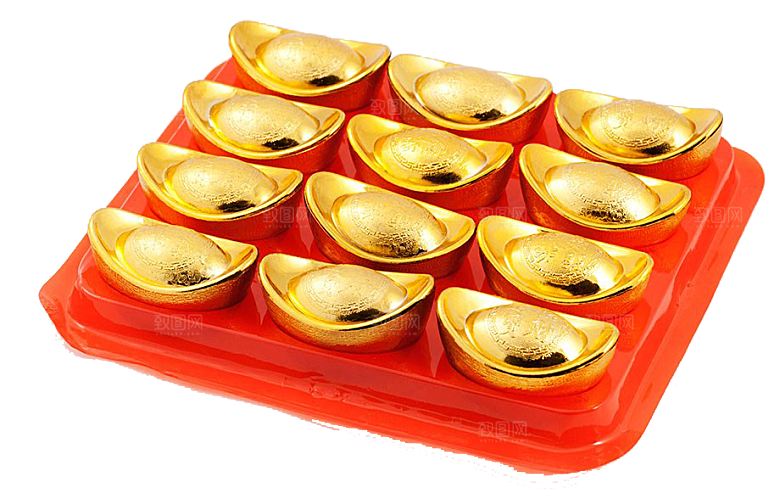 金元宝设计素材元素