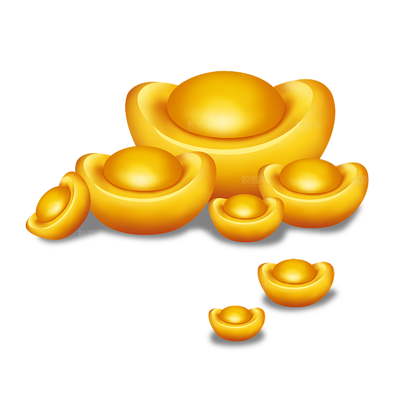 金银元宝免抠元素
