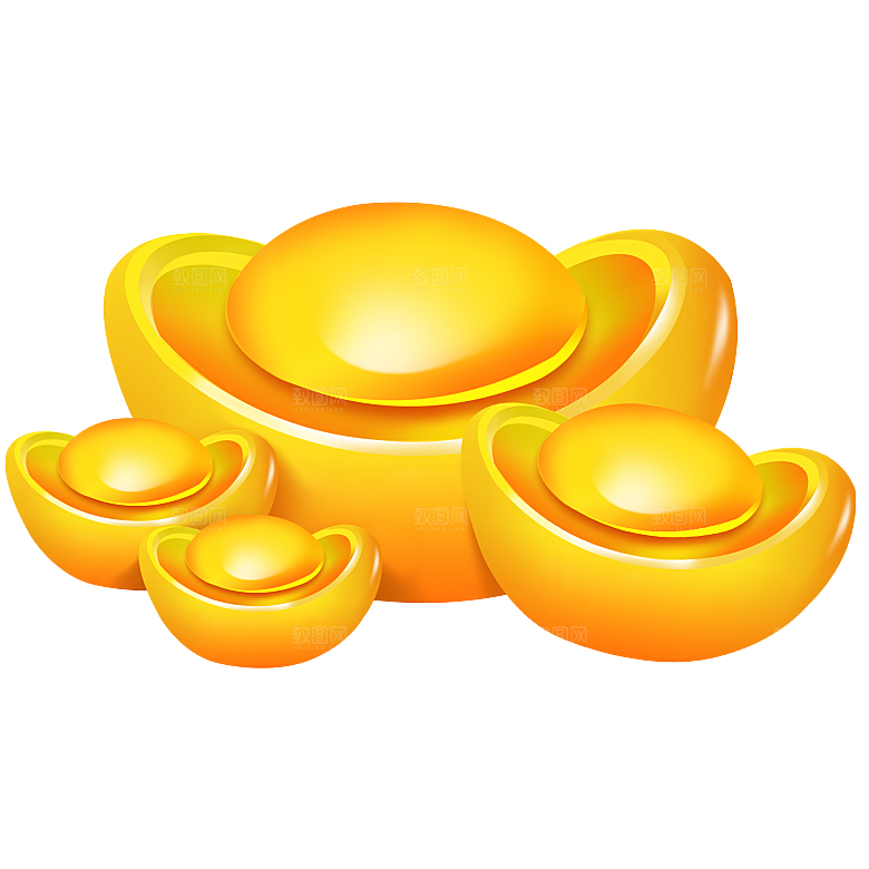 金银元宝免抠元素