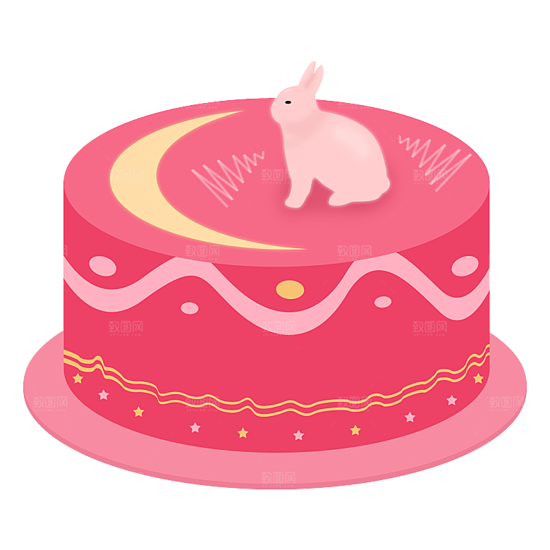 卡通手绘生日蛋糕