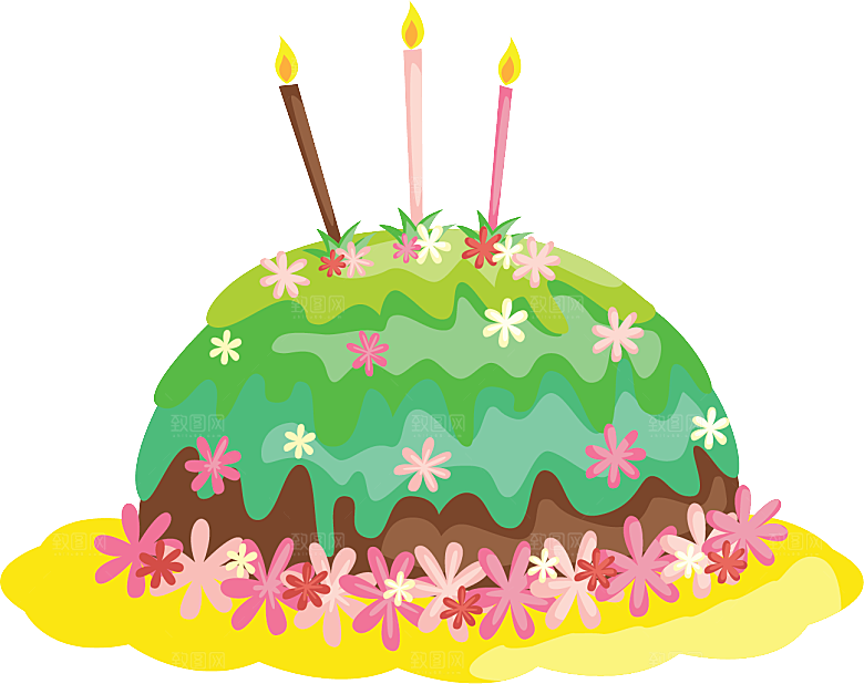 生日蛋糕元素素材
