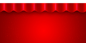 红色幕布帷幕设计素材
