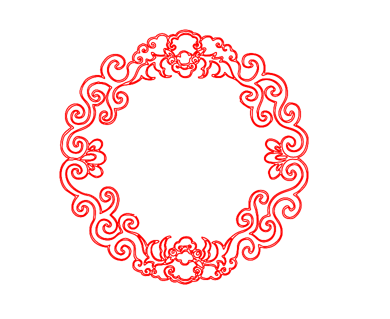 中式古典花纹云纹设计素材