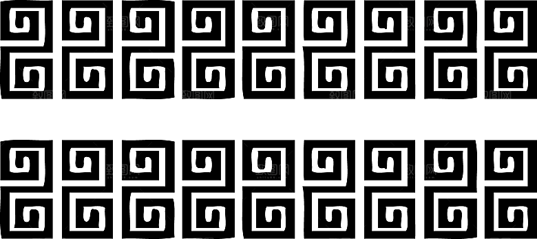 中式古典花纹边框祥云云纹