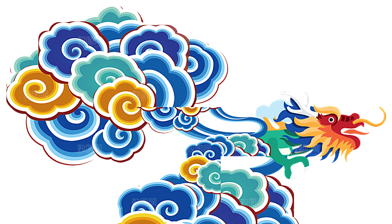 祥云边框花边中式素材