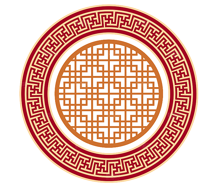 祥云边框花边中式素材