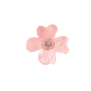 手绘水彩花卉花朵设计素材