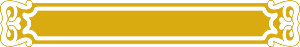 黄色花纹标题框边框素材