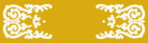 黄色花纹标题框边框素材