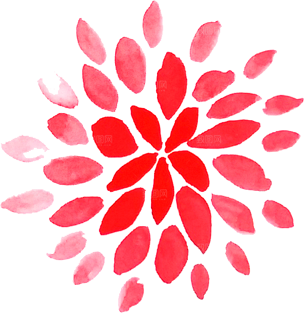 水彩手绘花朵花卉设计素材