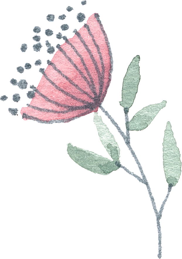 水彩手绘花朵花卉设计素材