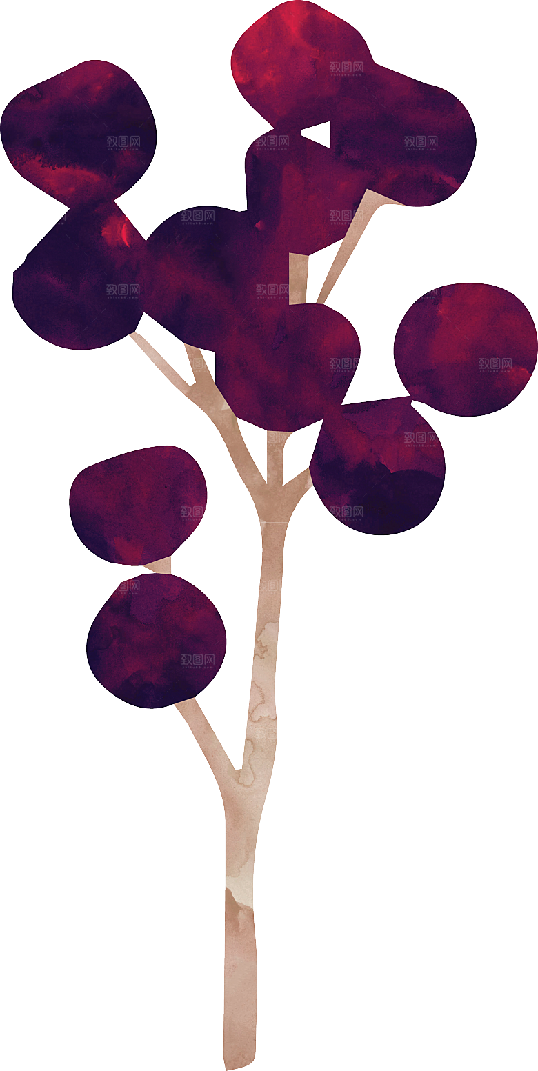 水彩手绘花朵花卉素材