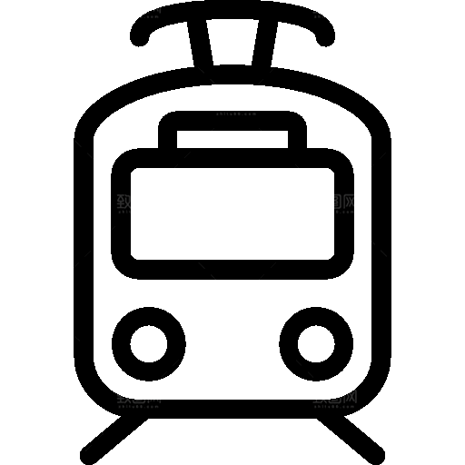 简约大气火车建筑高铁免扣素材