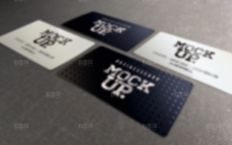 名片贴图样机PSD模板