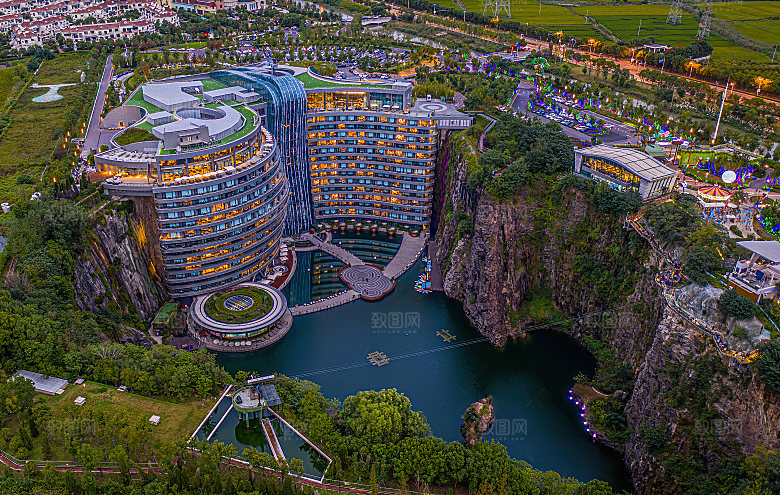 城市建筑楼宇酒店外景
