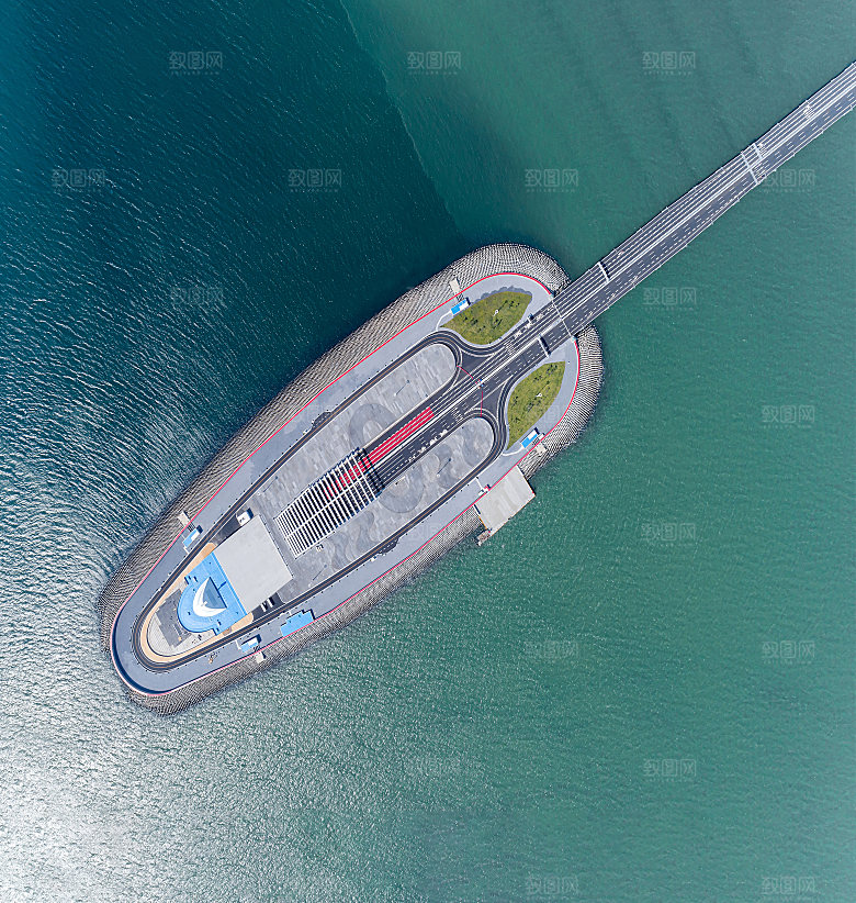 船只海洋岛屿建筑