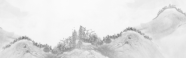 中国风水墨古风背景模板