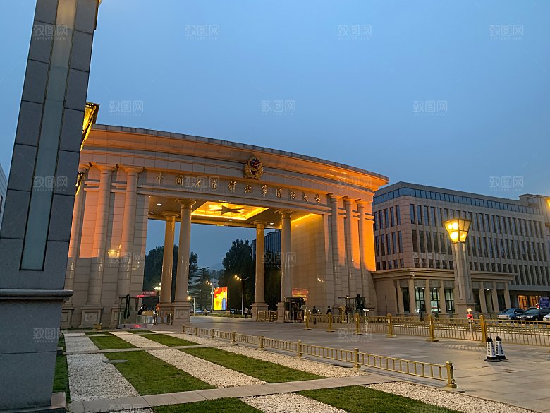 广场城市建筑小区门口