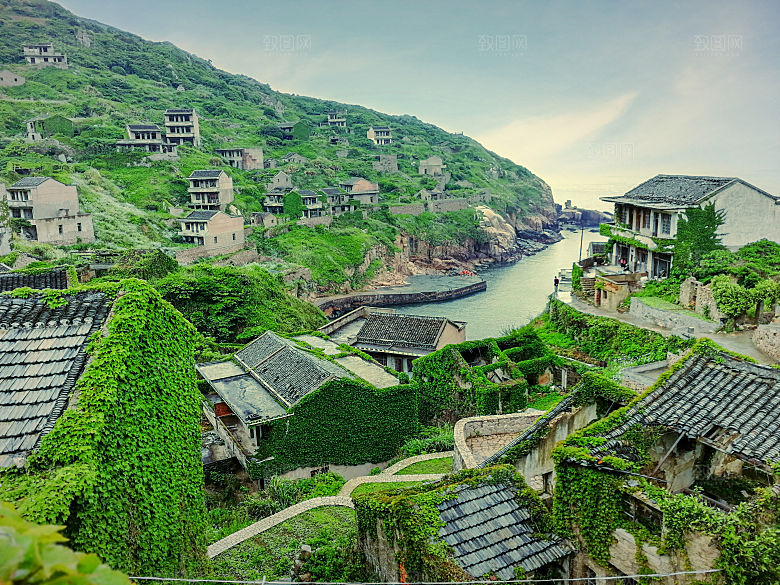 绿色城市建筑小村庄