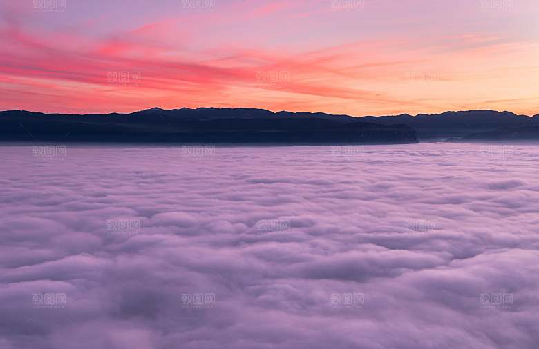 夜晚日落夕阳天空摄影