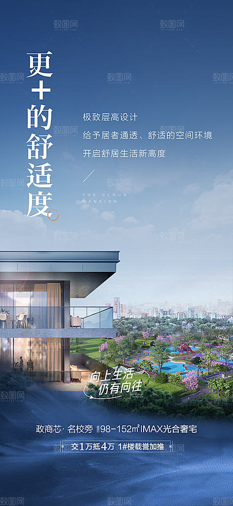 房地产系列价值点海报