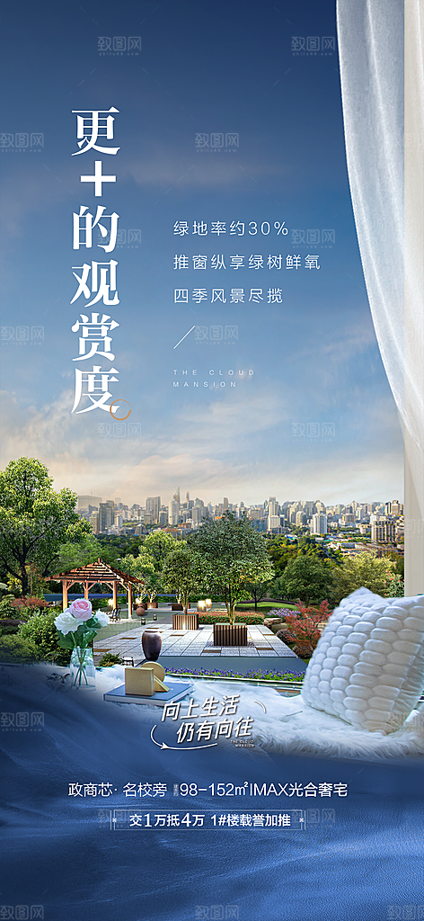 房地产系列价值点海报