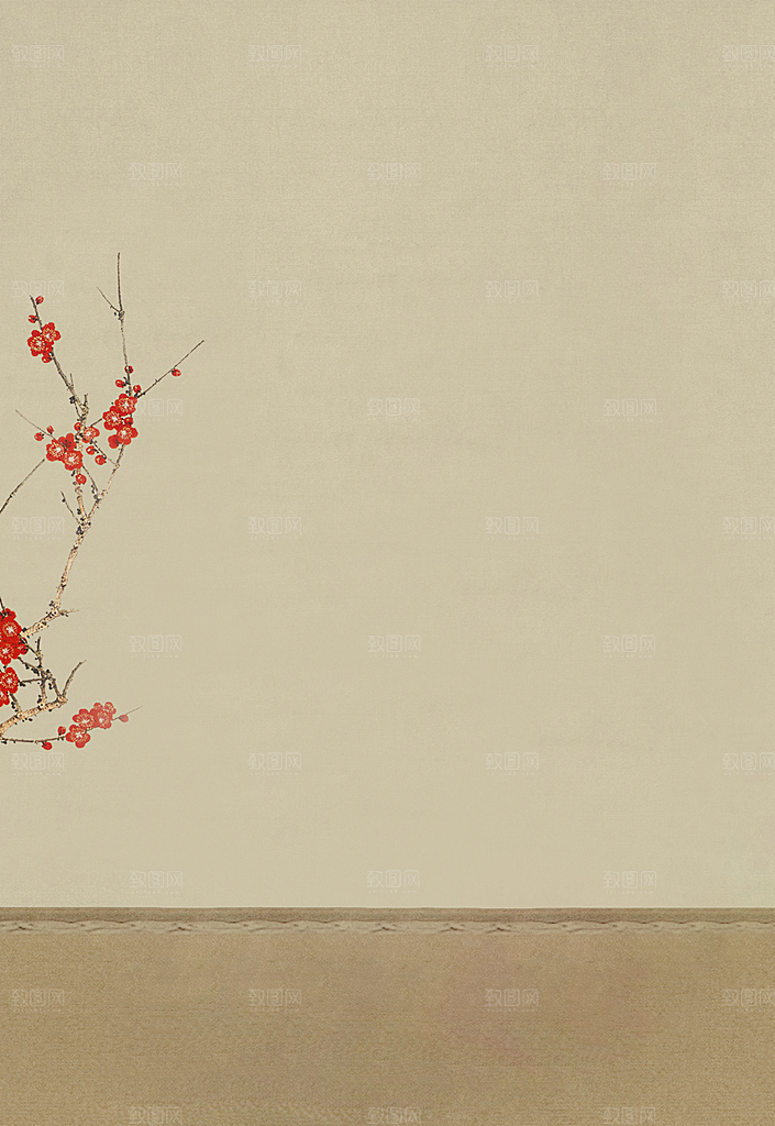 中国风古典工笔画背景设计素材