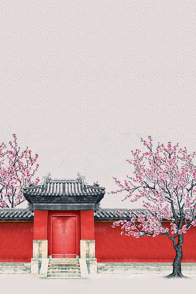 中国风古风古典背景海报背景素材