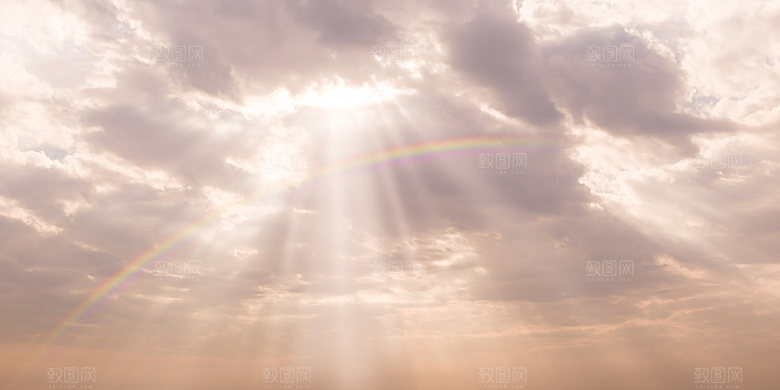 蓝色白云天空云朵摄影