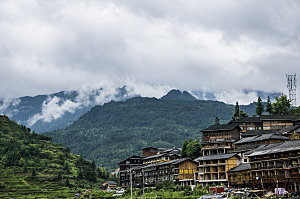 故乡古镇乡村村落村庄图片