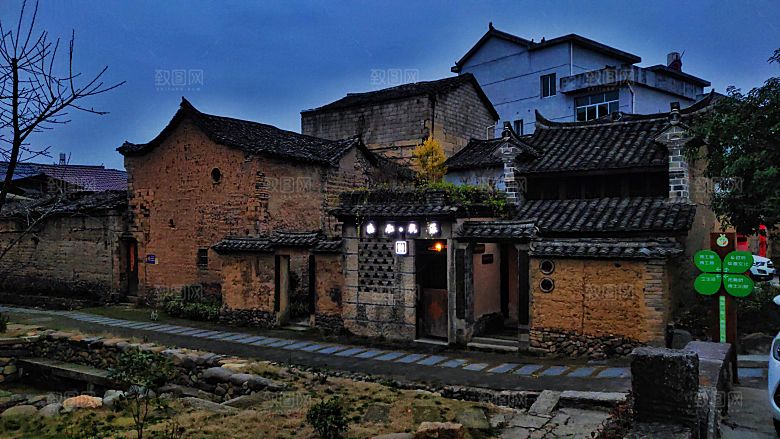 家乡江南小镇乡村村落水乡图片