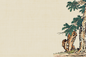 中式古风复古中国风工笔画背景素材