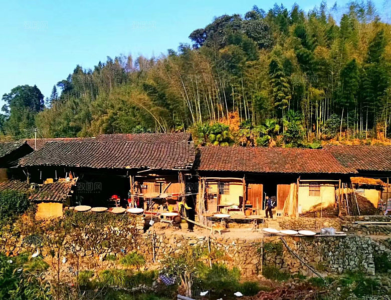 家乡乡愁茅草堂山里人家