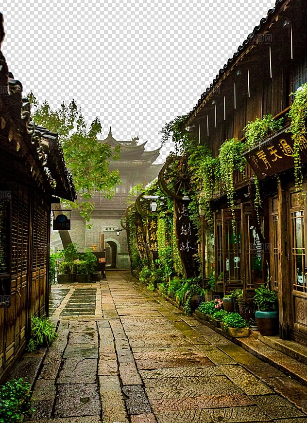 家乡乡愁茅草堂山里人家