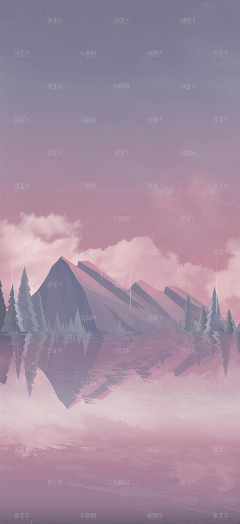 水墨画古风背景素材