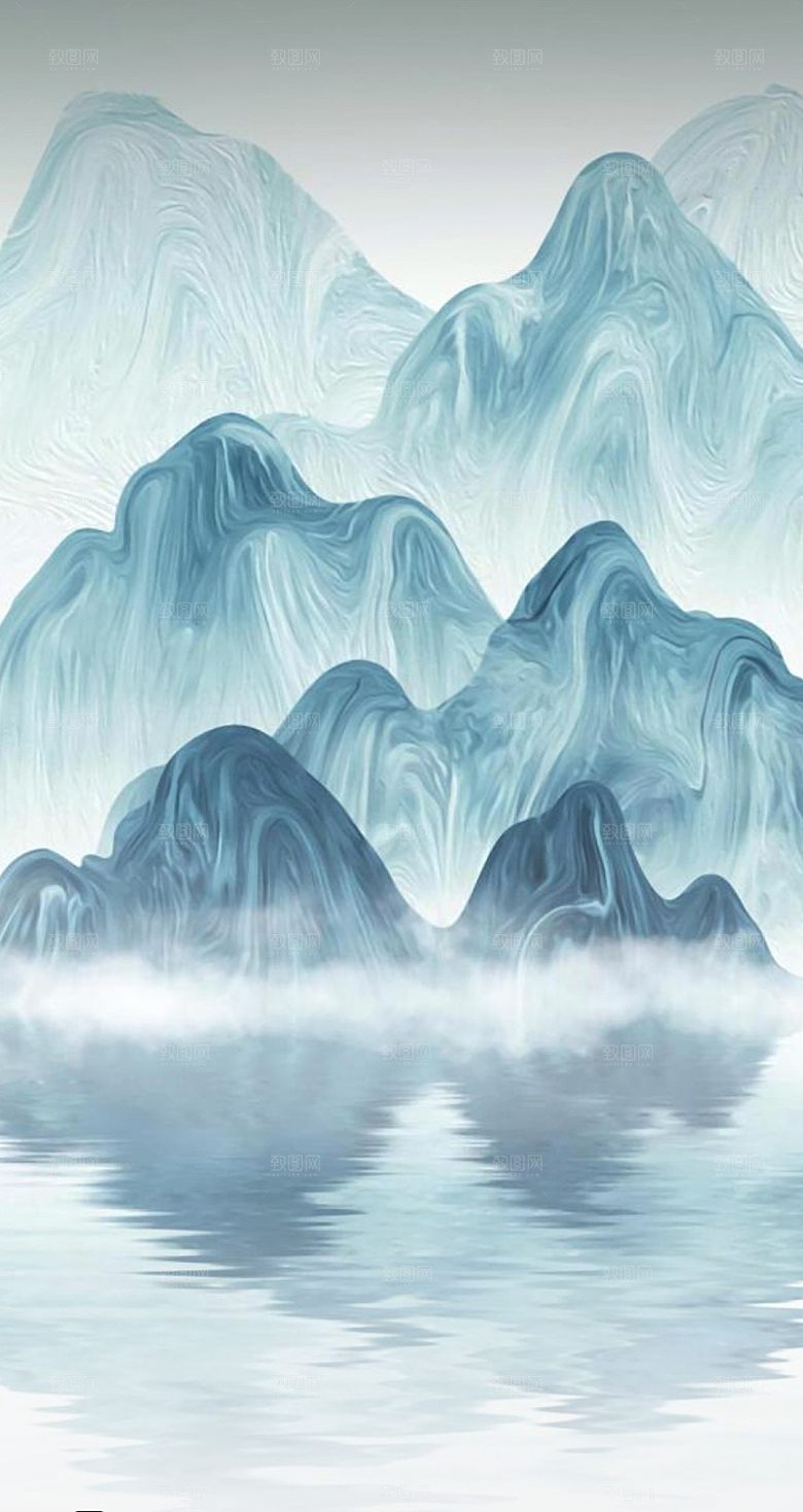 水墨画古风背景素材